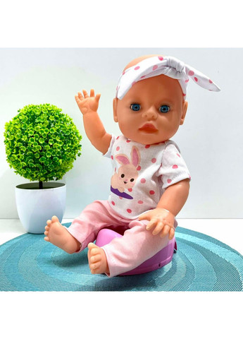 Пупс функциональный Чудо Малыш 7 функций бутылочка соска горшок в комплекте 33см Вид 1 (YL2435A-C-D-DM-UA) No Brand (362205942)