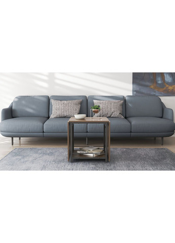 Стіл журнальний трансформер Куб Комбо 540x532x500 Чорний метал ДСП 16 мм (FRD-105154) Ferrum-decor (353500630)