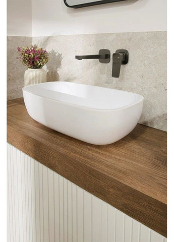 Змішувач для умивальника настін. прихов. монтажу PVD GUN METAL 4529-810-61 MALAGA Kfa Armatura (368150080)