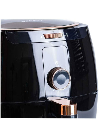 Аэрогриль-фритюрница Sokany SK-8027 на 6.5 литров, 1300 Вт черная Jooki (360920847)