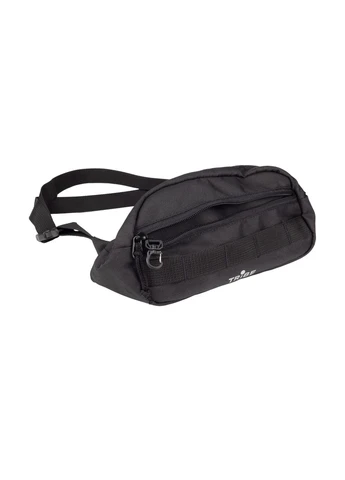 Поясная сумка Waist bag 2,5 L T-ID-0002, черная, водоотталкивающая, легкая и удобная, для активного отдыха Tribe (395594350)