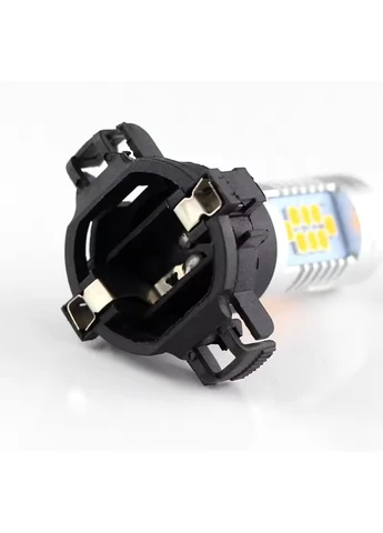 Одна світлодіодна автолампа PY24W 4,5 Вт 12 V / 24 V 5730 30 SMD жовта No Brand (369617163)