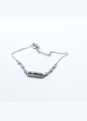 Браслет с цветными камнями 9391 SE, размер Maxi Silver (341539342)