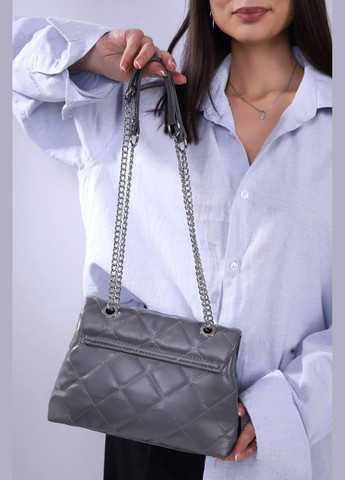 Сумка клатч жіноча сірого кольору No Brand Сумка крос-боді (335821772)