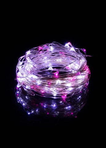 Гірлянда на батарейках 1.9 м 20 LED Cold White/Pink Springos CL0013 (275095382)