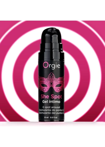 Гель для стимуляции точки G, тепло-холод, эффект вибрации - She Spot Intimate Gel, 15 мл Orgie (385186481)