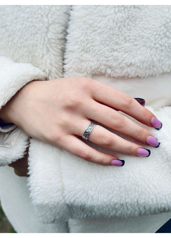 Женское серебряное кольцо с чернением 💍 | Уникальный стиль с характером Family Jewelry House (351897808)