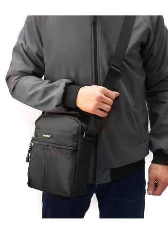 Сумка мужская черный планшет Lanpad (366293380)