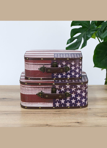 Набор 2-х сундуков - Флаг США (SH31228) Гранд Презент (322190818)
