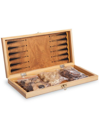 Шахи, шашки, нарді 3 в 1 дерев'яні SP-S3830 (фігури-дерево, розчин дошки 34см x 34см) (S3830) SP-Sport (361436672)