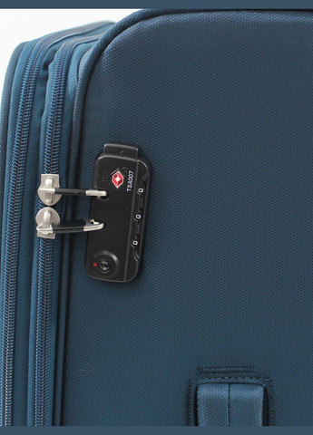 Чемодан ручная кладь S ткань синяя 55х40х20+5см/43л/2.3кг/ 6903 AIRTEX (324801882)