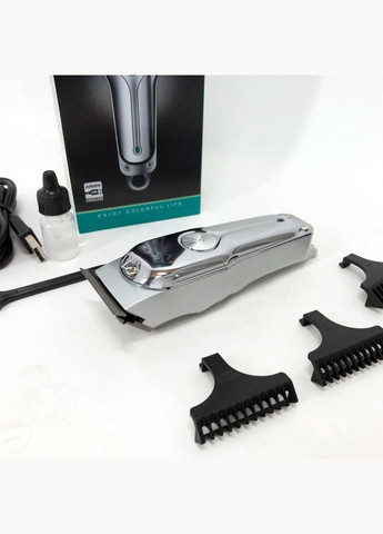 Машинка для стрижки волосся акумуляторна V-071 тример для бороди та вусів, окантувальна машинка VGR (364664574)