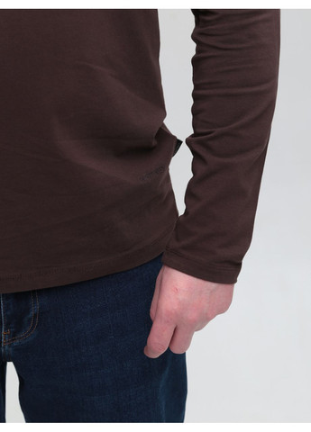 Водолазка чоловіча коричнева тонка пряма Whitney Пряма однотонний коричневий повсякденні бавовна