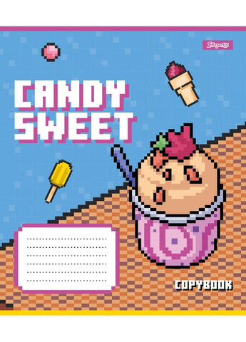 Набор тетрадей Candy sweet А5 в косую линию 12 листов 25 шт. () 1 Вересня 767201 (366528837)