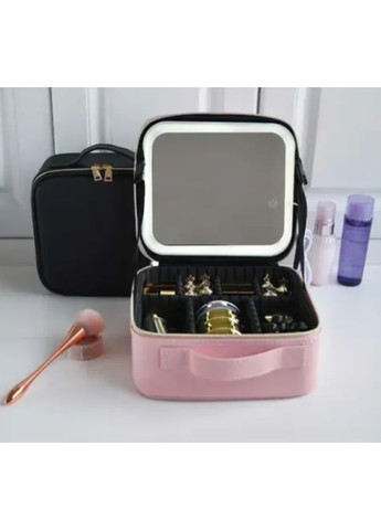 Косметичкаорганайзер із LED дзеркалом No Brand - (361971337)