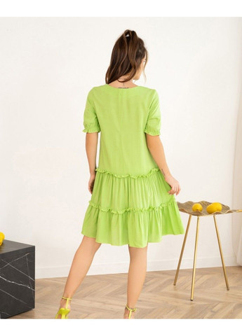 Салатова повсякденний сукня 13967 xl ISSA PLUS