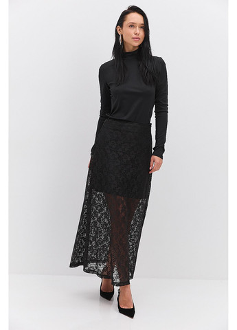 Женский лонгслив с воротником-стойкой и вырезом для пальчика Arjen (369716354)