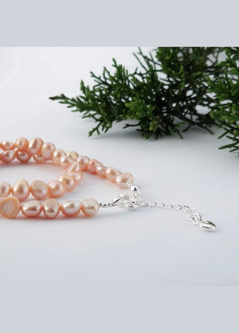 Чокер натуральні річкові Перли рожеві, фур-ра гіп-ний сплав колір срібло d-7мм+- L-35-40см No Brand перли (прісноводні) латунь, натуральний камінь, медичний сплав срібло (324836247)