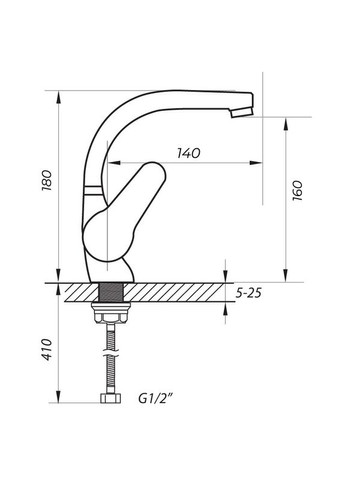 Смеситель для умывальника SOP1 146 с надежной конструкцией Zerix (362492635)