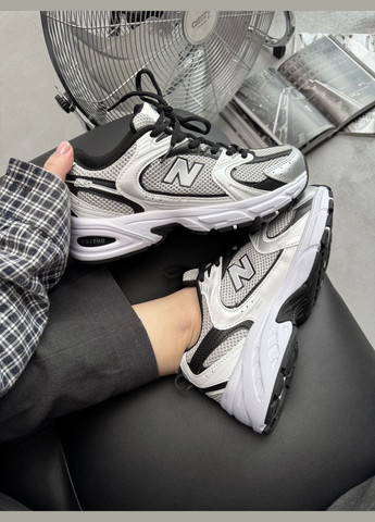 Кросівки жіночі і чоловічі New Balance 530 white | Нью Беланс 530 білі No Brand білі демісезони (338793294)