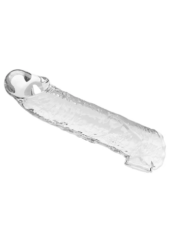 Подовжуюча насадка на член Extension Penis Sleeve Clear, 26 см Pretty Love (386687158)