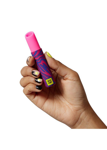 Вакуумный клиторальный стимулятор в форме помады розового цвета Lipstick Romp (382840625)