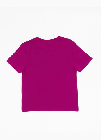 Темно-розовая футболка,темно-розовый с принтом, Jennyfer