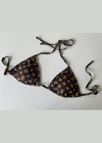 Темно-коричневий літній купальник жіночий No Brand