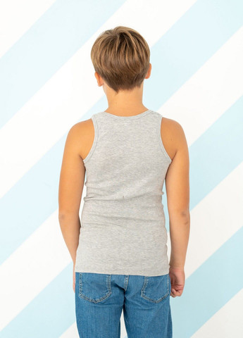 Сет дитячих майок (3шт) 36р. 134см-140см сірий (2131012045053) Наталюкс 21-3101 (303933239)