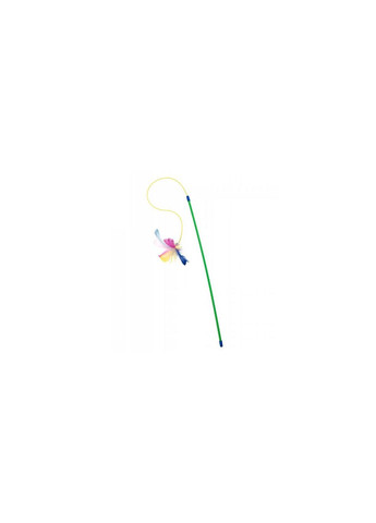 Игрушка Палочка с перьями на резинке для кота, 50 см Природа (292259055)