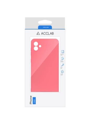 Чехол Silicone Case для Samsung Galaxy A04 Pink (1283126601385) ACCLAB (391916747)