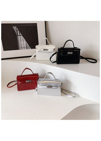 Женская сумка 8014 кросс-боди на ремешке красная No Brand (313235550)