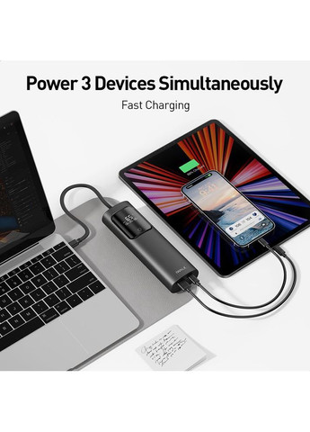 Повербанк Tanker 65W 20000mAh (HBT001-001A-E) чорний iWALK (353497508)