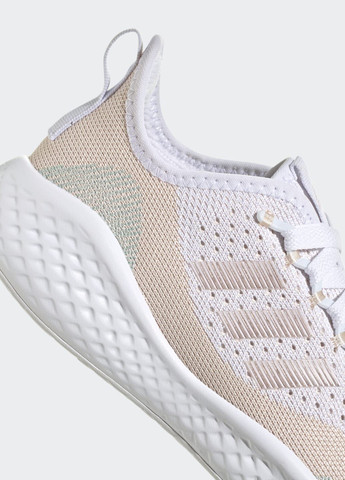 Білі всесезонні кросівки для бігу fluidflow 2.0 adidas