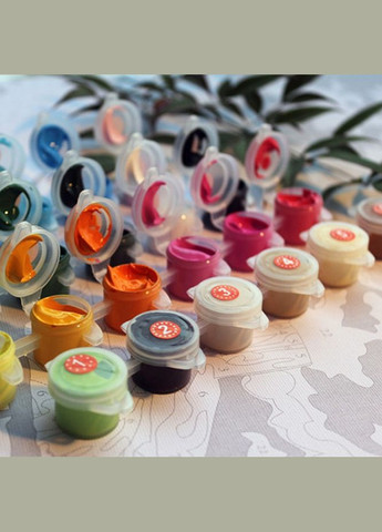 Картина по номерам Секрет Картины в цифрах красная помада девушка Раскраска для взрослых 40х50см GX43683 Rainbow Art (308988418)