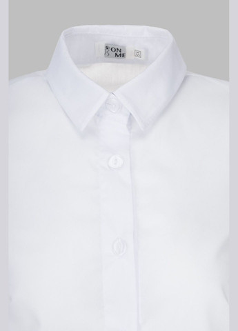 Белая повседневный рубашка No Brand