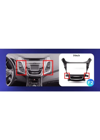 Штатна магнітола MN Hyundai Elantra 5 (2011-2015) X10 Pro 2GB+32GB F2 IPS Mekede (384274807)