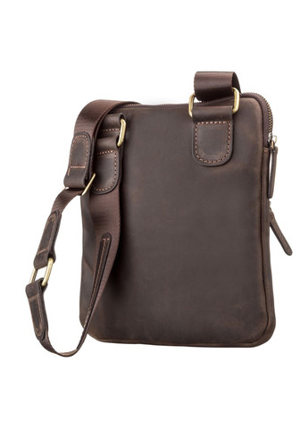 Сумка чоловіча шкіряна через плече 11091 Коричнева Shvigel (302007584)