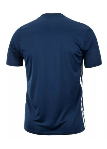 Темно-синяя спортивная футболка adidas