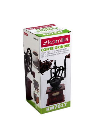 Кофемолка механическая ручная - прекрасный вариант для подарка Kamille (279316301)