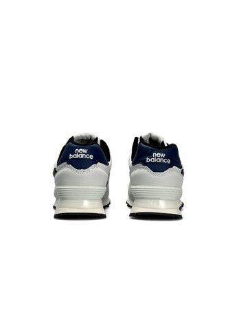 Бежеві Осінні кросівки чоловічі new balance 574 white navy No Brand 574 Beige Navy
