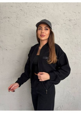 Теплый женский костюм двойка (худые на молнии), тринитка на флисе, размер (арт. 899TB) No Brand (365783938)