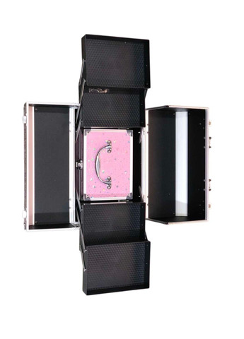 Чемодан майстра 2в1: великий кейс з 2 поличками та маленький сундучок Global Fashion (358202249)