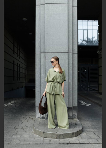 Жіночий лляний костюм вільного крою Avanti (342065923)