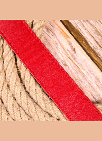 Добротний жіночий ремінь під джинси з натуральної шкіри червоний 21455 Grande Pelle (329199112)