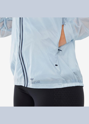 Синяя демисезонная куртка женская mh900 ветрозащитная для туризма синяя Quechua