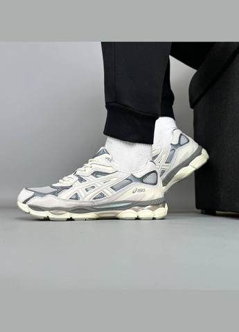 Бежеві Зимовий кросівки зимові чоловічі asics gel-nyc winter beige gray gore-tex termo | асікс гель-нюк бежеві сірі термо No Brand