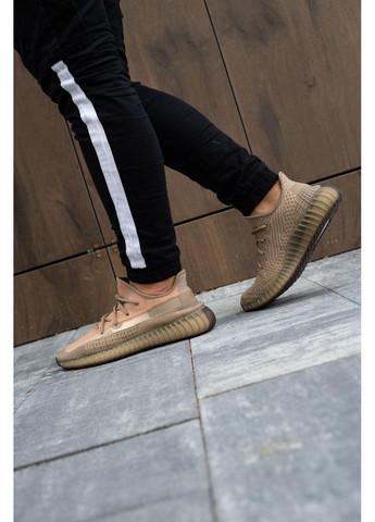 Коричневі Осінні кросівки чоловічі adidas yeezy boost 350 v2 eliada адідас ізі буст No Brand