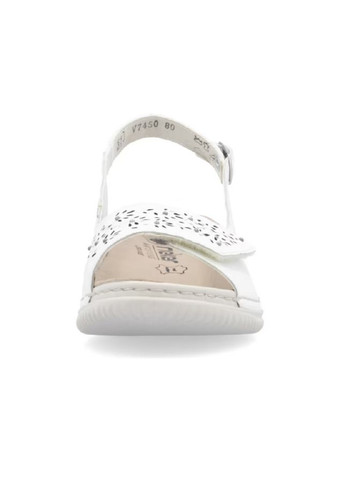 Белые босоножки v7450-80 размер Rieker