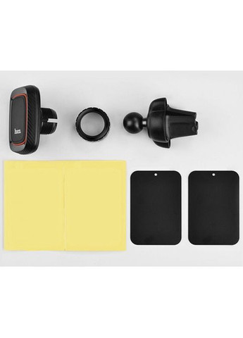 Автомобільний тримач Hoco CA23 Lotto series magnetic air outlet holder на дефлектор Чорний Zegor (318016175)
